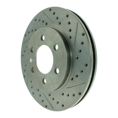 Centric StopTech Select Sport Drilled and Slotted Brake Rotor; Front Left, StopTech 227.65097L
